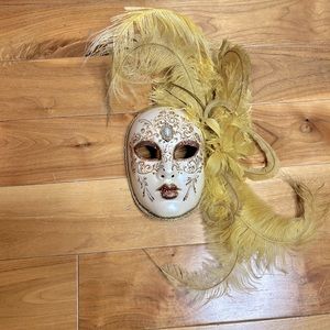 Unique Hand Printed Mask from Italy